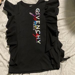 Givency ruffled trimmed dress